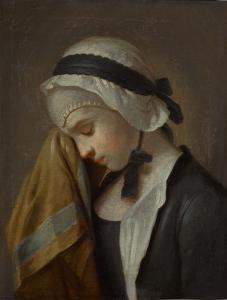 ROTARI Pietro Antonio 1707-1762,Young woman crying,Sotheby's GB 2022-05-26