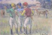 ROTGE Prosper 1895-1969,Jockeys Conversing,William Doyle US 2006-10-11