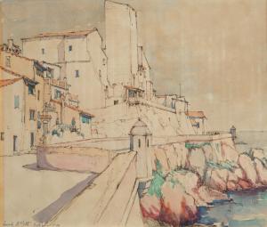 ROTH Ernest David 1879-1964,Antibes,1924,Shapiro Auctions US 2022-10-15