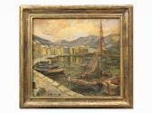 ROTH Frederick George Richard 1872-1944,Harbor Scene with Fishing Boats,1928,Auctionata 2015-07-21