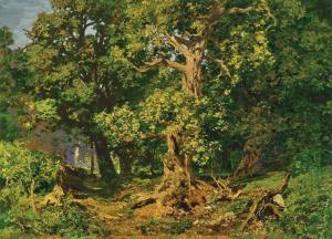 ROTHAUG Leopold 1868-1959,An Old Oak in Sunlight,Palais Dorotheum AT 2023-12-12