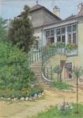 ROTHE Ella 1873-1963,The garden side of a villa,Palais Dorotheum AT 2017-04-04