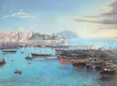 ROTHE Franz Eduard 1887-1962,veduta di genova dal porto,Wannenes Art Auctions IT 2005-05-31