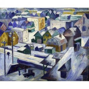 ROTHENBURGH Otto 1893-1992,Carroll Station, Yonkers,1925,Rago Arts and Auction Center US 2012-09-15