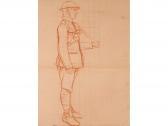ROTHENSTEIN Sir William 1872-1945,A profile study of a soldier,Duke & Son GB 2014-04-10