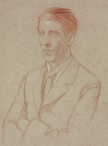 ROTHENSTEIN Sir William 1872-1945,Portrait of W.J. Turner,1921,Christie's GB 2010-06-16