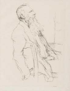 ROTHENSTEIN Sir William 1872-1945,Portraits of Rodin, Fantin-Latour,Bloomsbury London GB 2013-04-04