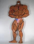 ROTHSCHILD Gail 1900-2000,Untitled (Body Builder in American Flag Speedo),Litchfield US 2012-04-25
