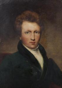 ROTHWELL Richard,Portrait of a Young Gentleman wearing a Dark Jacke,Tooveys Auction 2021-06-23