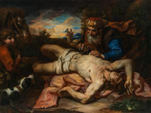 ROTTMAYR Johann Michael 1654-1730,Der Barmherzige Samariter,1685,im Kinsky Auktionshaus 2022-11-08