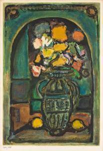 ROUAULT Georges 1871-1958,Fleurs Décoratifs,1940,Swann Galleries US 2024-04-18