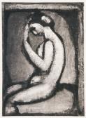 ROUAULT Georges 1871-1958,nude profile,1926,Adams IE 2007-06-11