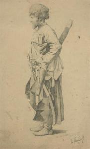 ROUBAUD Frants 1856-1928,A Caucasian,1887,Christie's GB 2008-11-26