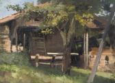 ROUBAUD Frants 1856-1928,A woodland cabin,Christie's GB 2007-11-28