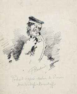 ROUBAUD Frants 1856-1928,Portrait of Prince Dondoukoff-Korsakoff,Christie's GB 2008-11-26