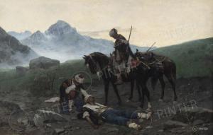 ROUBAUD Frants 1856-1928,Solders in Caucasus,1883,Pinter HU 2024-04-07