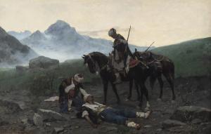 ROUBAUD Frants 1856-1928,Solders in Caucasus,1883,Pinter HU 2023-12-18