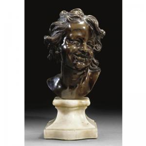 ROUBILLAC Louis François 1702-1762,A BRONZE HEAD OF A LAUGHING CHILD,Sotheby's GB 2006-12-08