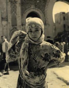 ROUGET Bernard 1914-1987,Portrait d'une jeune marocaine,Chayette et Cheval FR 2013-02-25