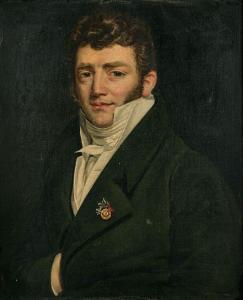 ROUGET Georges 1784-1869,Portrait d'Henri Louis Florent, baron des Acres de,Daguerre FR 2024-03-22