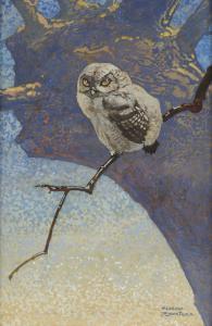 ROUNTREE Harry 1878-1950,Owl,Simpson Galleries US 2023-05-20