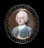 ROUQUET Jean, André 1701-1758,Portrait d'homme portant un habit de velours gris ,Fraysse 2014-12-03