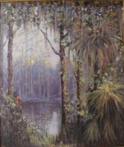 ROURE Emile 1880-1970,Tropical Lagoon,Litchfield US 2014-02-05