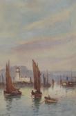 ROUSE Frank 1897-1915,Fishing Boats in the Harbour,John Nicholson GB 2020-07-17