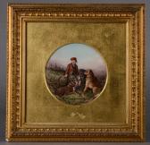 ROUSE JUNIOR JAMES 1834,a young boy with two gun dogs and game in a countr,Morphets GB 2016-12-01