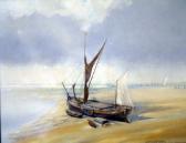 ROUSE Lionel 1911-1984,Beached fishing boat,1922,Gorringes GB 2007-03-13