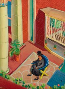 ROUSSEAU Helen Hoffman 1898-1992,On the Patio,Bonhams GB 2023-02-07