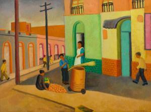 ROUSSEAU Helen Hoffman 1898-1992,Taxco Street Scene,Bonhams GB 2023-02-07