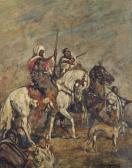 ROUSSEAU Henri Emilien 1875-1933,Arab warriors,Christie's GB 2014-01-29