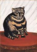 ROUSSEAU Henri, le Douanier 1844-1910,Le chat tigre,Christie's GB 2001-06-26