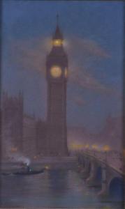 ROUSSEAU Jean Jacques 1861-1911,Big Ben, Londres 1899,Adjug'art FR 2020-10-20
