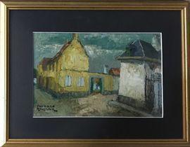 ROUSSEAUX Fernand 1892-1971,Maison dans un village,Rossini FR 2021-09-09
