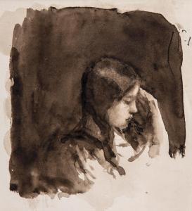 ROUSSEL Théodore Casimir 1847-1926,Head study of a child,Dreweatts GB 2015-07-08