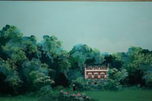 Routh Johnathan,country house in a wooded landscape,1975,Lawrences of Bletchingley GB 2018-03-08