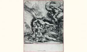 ROUVIER Noémie 1832-1888,l'apothéose d'hercule. (r.d. 25) 275 x 213,Tajan FR 2005-04-22
