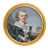 ROUVIER Pierre 1742-1815,PORTRAIT OF A HUNTSMEN,1784,Sotheby's GB 2019-07-04