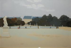 ROUX Pierre 1920,Le grand bassin des Tuileries,Rossini FR 2011-12-15