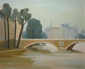 ROUX Pierre 1920,Pont sur le fleuve,Rossini FR 2011-12-15