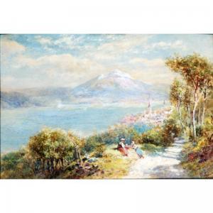 ROWBOTHAM Charles 1856-1921,a view of lake lucerne, switzerland,Sotheby's GB 2006-07-13