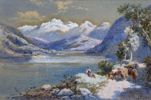 ROWBOTHAM Charles 1856-1921,Lake Lungern - Switzerland,David Duggleby Limited GB 2023-03-17