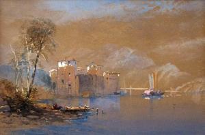 ROWBOTHAM Thomas Charles  Leeson 1823-1875,Castle of Canner,1857,David Lay GB 2024-04-11