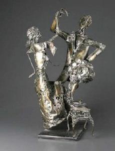 ROWDEN Kenneth,A man and woman dancing to music from a gramophone,Anderson & Garland GB 2009-06-02