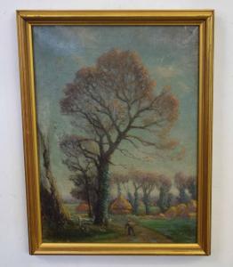 ROWE William B 1910-1955,Figure in a landscape,Keys GB 2019-09-24