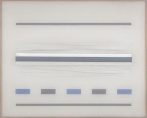 ROWELL Kenneth 1920-1999,White Relief - Mirage,1979,Leonard Joel AU 2022-08-15