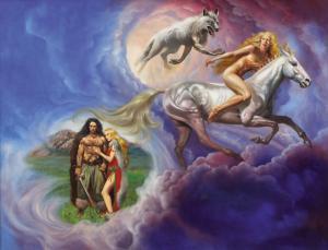 ROWENA MORRILL 1944,The Horse Goddess,Heritage US 2008-06-05