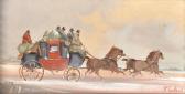 ROWLAND William 1900-1900,A Coaching Scene in Winter,John Nicholson GB 2013-07-04